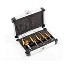 5PC Ate Pro Titanium Quick Change Step Uni Drill Bit Set Sae Hex Shank #90045 New. Price: $39.99.