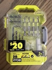 Ryobi Drill And Impact Drive Kit (20-PIECE) New. Price: $10.00.