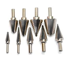 Xtremepowerus 9PC Hss Sae 93 Step Drill Bit Aluminum Carry Case Tri Flat Shank New. Price: $54.95.