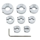 Professional Stop Collar Set - Drill Bit Depth 8 Piece Kit (1/2 , 7/16 New. Price: $31.23.