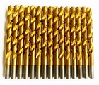 15 Disston Titanium 29/64" High Speed Steel Drill Bits Split Point Metal Gold New. Price: $26.99.