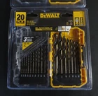 Dewalt Black Oxide Drill Bit Set, 20-PIECE (DW1177) New. Price: $24.99.