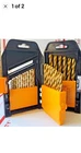 New Warrior 29 Pc. Titanium Nitride Coated High Speed Steel Drill Bit Set. Price: $39.99.
