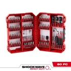 Milwaukee 48-32-4094 Shockwave Impact Duty Driver Bit Set 80PC New. Price: $37.99.