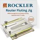 Rockler Router Fluting Jig - For Perfect Flutes Spline Is Easy To New. Price: $171.22.