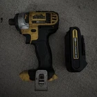 Dewalt DCF885 1/4 Cordless Impact Driver + 20V Battery Used. Price: $49.99.