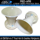 2X DS18 Pro-hpr Raw Plastic 2" Throat Bolt Driver Horn For Custom Fabrication New. Price: $38.80.
