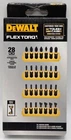 Dewalt DWABYTFT-28 Durable Flextorq Impact Rated Screwdriving Bits Piece New. Price: $13.00.