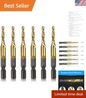 6-PC 8-32NC Combination Drill Tap Bit Set Sae, Thread Size, Titanium Coat New. Price: $28.43.