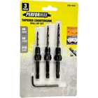 Performax Tapered Countersink Drill Bit Set 3 Piece By Menard New. Price: $6.00.