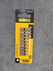 Dewalt Tough Grip 9-PIECE Shank Screwdriver Bit Set DWAF1HSTG9 New. Price: $10.99.