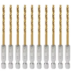 Baidets Hex Shank Drill Bits - Set Of 10PCS, 1/8 Inch Premium 4341 Hss Titani... New. Price: $20.85.