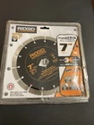 Ridgid SG70CP 7" Segmented Circular Diamond Blade For Concrete Masonry Grinder New. Price: $25.00.