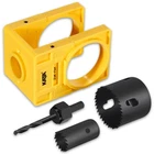 Kata 1-3/8 1-3/4 Wood Door Lock Installation Set With Guide Template, Hole ... New. Price: $15.69.