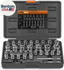 Easy Out Bolt Extractor Kit, 35 Pcs Nut Socket Set, 1/4" And 3/8" Driv New. Price: $75.68.