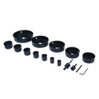 Tool Shop Carbon Steel Hole Saw Kit Set - 16 Piece New. Price: $19.95.