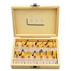 Chcywjgj Router Bits Set Of 15 Pieces 1/4 Inch And 3PC Bearings Woodwork Tools New. Price: $43.43.