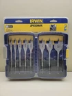 Irwin Tools 341008 Speedbor Spade Drill Bit Set, 8-PIECE New. Price: $38.99.