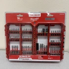 Milwaukee Shockwave Impact Duty Alloy Steel Screw Driver Bit Set (74-PIECE) $145 New. Price: $34.97.