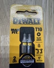 Dewalt DWA1T10 Max Fit T-10 2 Pc New. Price: $5.00.