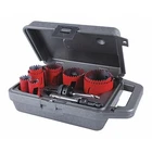 Morse MHS100 Hole Saw Kit, Sizes 3/4" To 2-1/2" New. Price: $103.99.