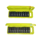 New Ryobi 1/2 Sae & Metric Deep Impact Socket Set, 6 Point (22-PIECE). Price: $88.99.