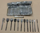 Vtg Craftsman 12-PIECE Power Wood Boring Bit Set W/ Extension 920963 Usa Chisel Used. Price: $29.99.