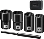 Toolant 5PCS Lug Nut Remover, Bolt & Socket Kit, Stripped New. Price: $28.69.
