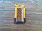 5 Warrior Titanium Nitride 1/4" High Speed Bits, 118 Point, For All Drills Used. Price: $7.95.