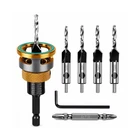 Countersink Drill Bit Set With Depth Stop 4PCS, Hcs Four Blades... Fast Usa Ship New. Price: $35.58.