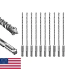 Sali Sds Plus Rotary Hammer Drill Bit 10 Pcs 3/16"*8" Concrete Kit New. Price: $28.48.