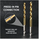 Amoolo Hex Shank Drill Set 16PCS - Titanium Impact New. Price: $19.67.