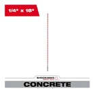 Milwaukee 1/4" X 16" 18" Shockwave Impact Duty Carbide Hammer Drill Bit - Pk New. Price: $17.63.