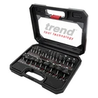 Trend 24 Piece Router Bit Starter Set 1/4 Inch Shank Tungsten Carbide Tipped New. Price: $72.90.