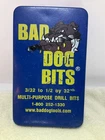 Used Bad Dog 13 Piece Multipurpose High Speed Drill Bit Set. Price: $60.00.