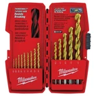 Milwaukee 48-89-0011 Drill Bit Set, 14-PIECE, Steel, Titanium New. Price: $53.03.