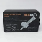 Rexbeti Double Headed Sheet Metal Nibbler, Drill Attachment Cutter REX028 Used. Price: $39.69.