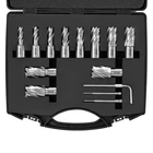 Vevor Annular Cutter Set, 13 Pcs Weldon Shank Mag Drill Bits, 7/16" To 1-1/16" New. Price: $147.62.