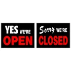 Hillman English Black Open/close Sign 15 In. X 19 (pack Of 6) New. Price: $24.11.