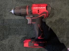 Craftsman CMCD710 20V Max Brushless Cordless Compact Drill - Red. Bare Tool Open. Price: $49.99.