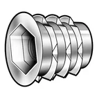 Hex Drive Threaded Insert, #10-24 Int Thrd Sz, 25/64 L, 7/16 Dia., Zinc New. Price: $76.69.