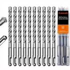 Keewaki 10 Pack 5/16" X Sds Plus Rotary Hammer Drill Bits Set, Cross Carbide New. Price: $43.66.