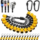 18 Pcs Bit Keychain, 1/4 3/8 1/2 Socket Hex Shank Holders Quick Re... New. Price: $35.11.