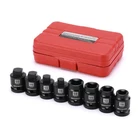 Mixpower 8 Pieces 1/2-INCH Drive Pipe Plug Socket Set, Black New. Price: $42.25.