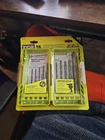 Ryobi A971503 15-PIECE 1/4" Hex Shank Oxide Drill Bit Set For Wood/plastic/metal New. Price: $7.18.