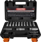 16-PIECE Deep Well Extractor Set For Damaged Bolts And Nuts, Cr-mo Steel New. Price: $49.95.