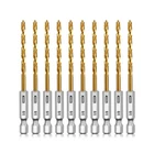 Titanium Twist Drill Set, 10 Pcs 1/8" Hex Shank High... Fast Ship New. Price: $20.10.