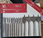 Vintage Irwin Speedbor '88 14 Pc Spade Drill Bit Set Usa W/original Cases Used. Price: $74.99.