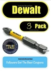 3 Pack Dewalt Maxfit Ultra 2" Phillips #2 Bit PH2 In. Impact Ready New. Price: $8.70.