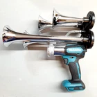 Makita 18V Quad Chrome Drill Impact Sports Boat Air Train Horn Compressor New. Price: $199.00.